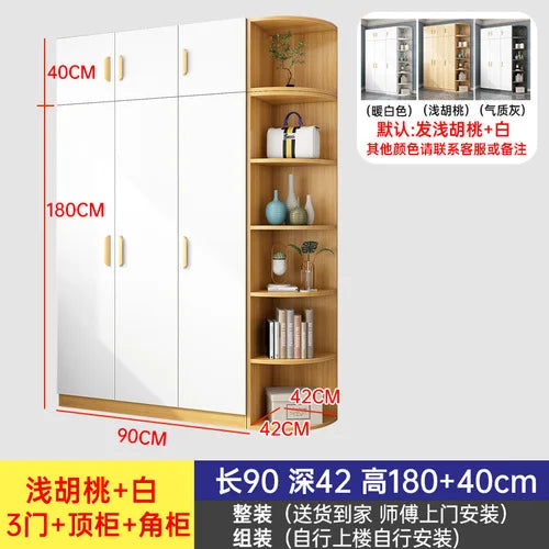 Luxury White Wardrobes Storage Hanging Room Organization Wardrobe Bedroom Wooden Ropero Armable De Ropa Home Furniture