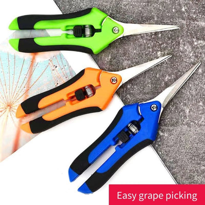 2025 New Garden Pruning Scissors Stainless Shears Easy Plant Trimming Improve Work Efficiency for Home Gardens Scissors