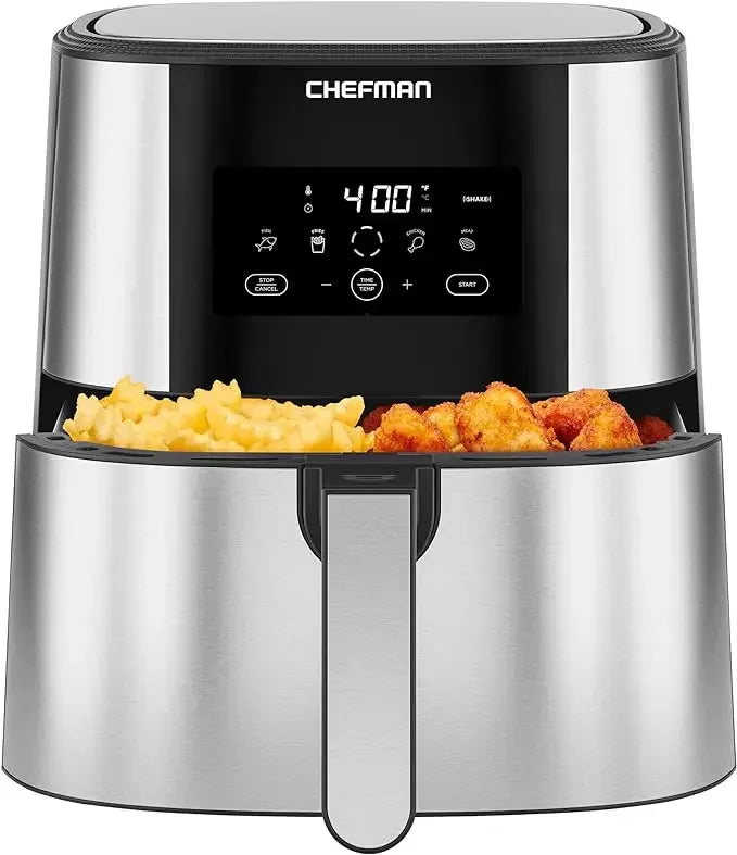 CHEFMAN Multifunctional Digital Air Fryer+ Rotisserie, Dehydrator, Convection Oven, 17 Touch Screen Presets Fry