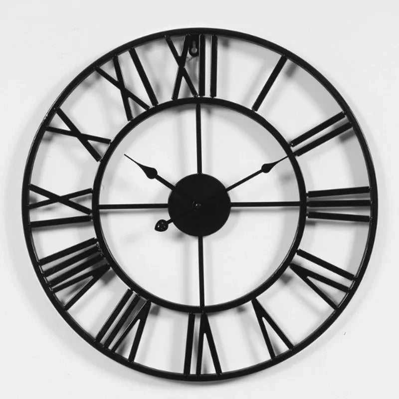 Retro Wall Clock for Bedroom Decoration, Living Room, Home, Modern, Minimalist, Light, Luxury, Creative, 50cm