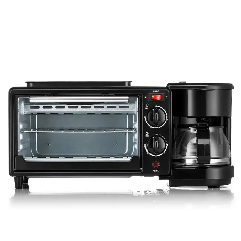 Multifunctional Breakfast Machine Toaster Sandwich Small Household Appliances Three In One Bread Maker