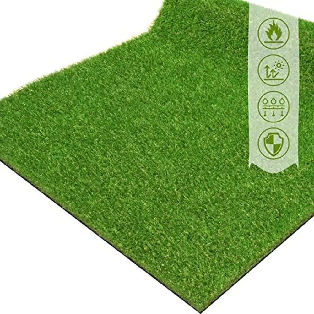 Artificial Grass Turf Rug 4'11"x8' Premium Realistic Garden Playground Dogs Natural Appearance Durable Safe Customizable