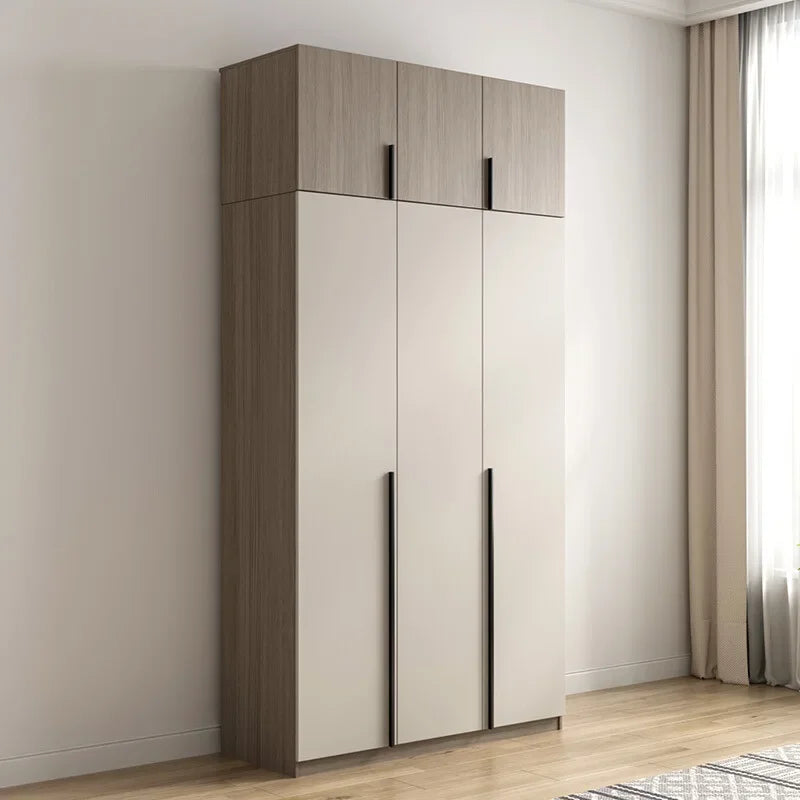 Cheap Small Storage Simple Fitted Wardrobe Flat Pack Wardrobe Cabinet Wardrobe Wood For Home