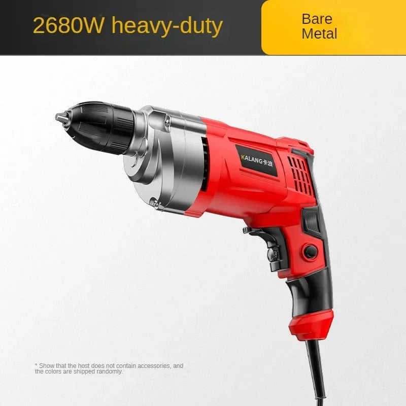 1280W/2680W Impact Drill 0-3000 R/min High Rotation Speed Corded Electric Drill Tool 220V 50Hz Max 13mm Chuck Controllable Speed