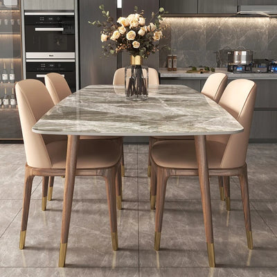 Italian Design Dining Table Light Luxury Modern Kitchen Dining Table Restaurant Center Mesas De Comedor Home Furniture