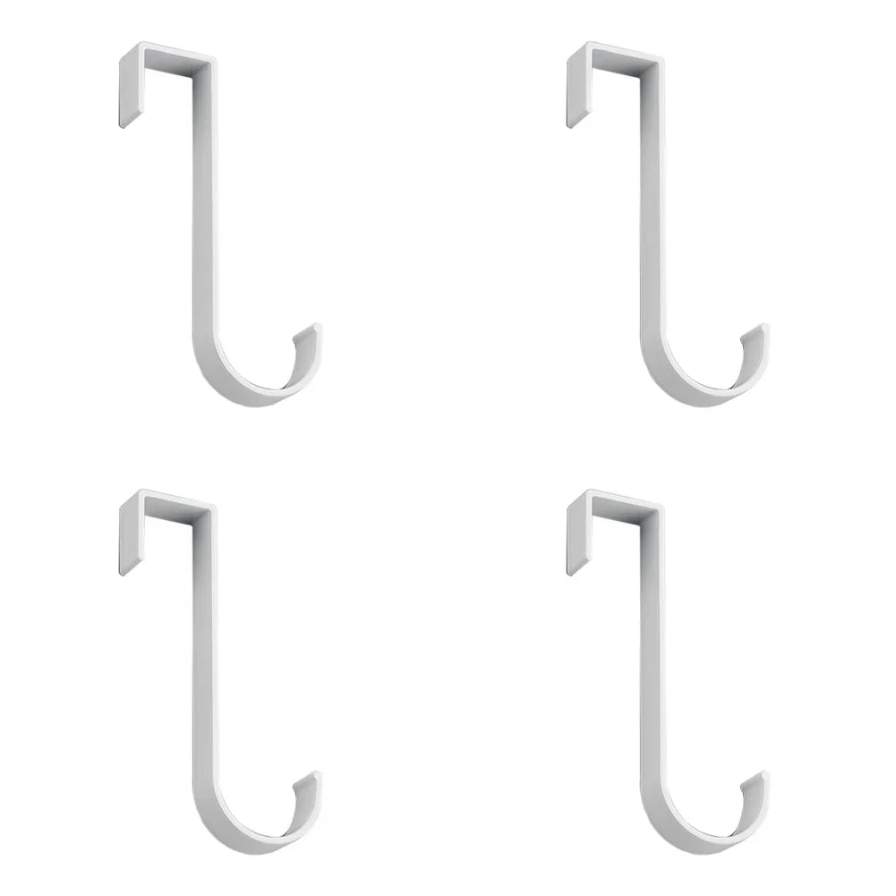 1-5PCS Bathroom Cabinet Door Hook Stainless Steel Door Rear Hanger Home Kitchen Accessories Keychain Coat Hook Organizer Tool