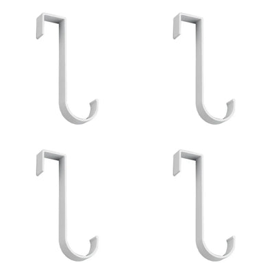 1-5PCS Bathroom Cabinet Door Hook Stainless Steel Door Rear Hanger Home Kitchen Accessories Keychain Coat Hook Organizer Tool