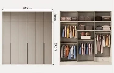 Cosmetics Nordic Wardrobe Modern Luxurious Storage Partitions Wardrobe Clothes Organizer Szafy Do Sypialni Bedroom Furniture