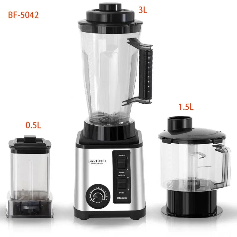 3L3in1blender Stainless steel high capacity metal wall breaking machine Meat grinder juicer Jucer machine fruit juicer Citrus