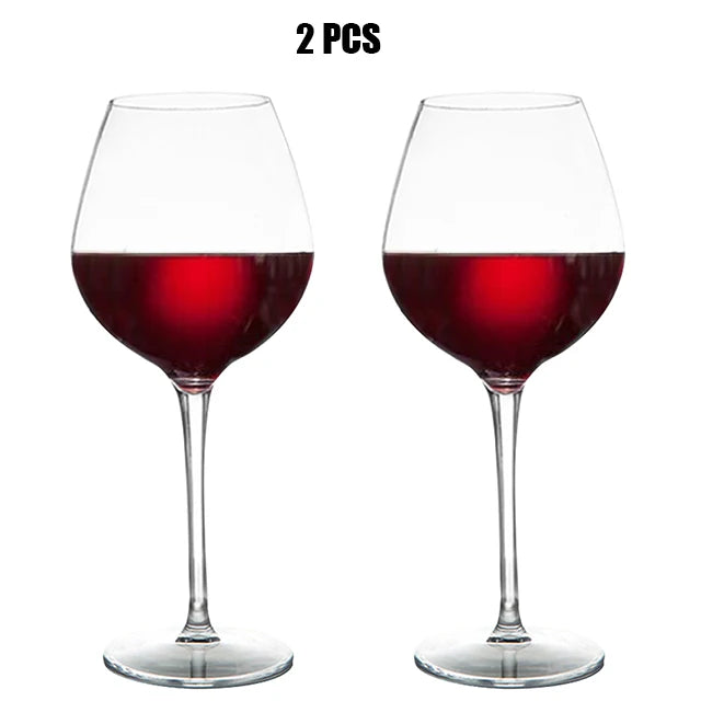 MICHLEY 2/4/6PCS Unbreakable Floating Tritan Plastic Wine Glass Set Reusable Luxury For pool Party Outdoor Dishwasher Glassware