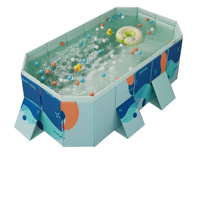 1.6-3M Swimming Pool Foldable Frame Paddling Pools Thickened Wear-Resistant Outdoor Non-Inflatable  Summer Water Game For Family