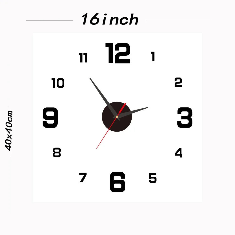 8 Inch Easy To Read Wall Clock Classic Elegant Modern Silent Quartz Clocks for Living Room Bedroom Office Study