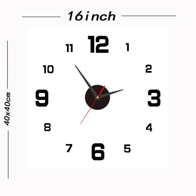 8 Inch Easy To Read Wall Clock Classic Elegant Modern Silent Quartz Clocks for Living Room Bedroom Office Study