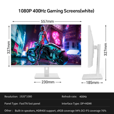 Anmite 24.5 inch Fast TN 400HZ PC gaming monitor 1MS FHD screen 280hz 1920*1080 PS4