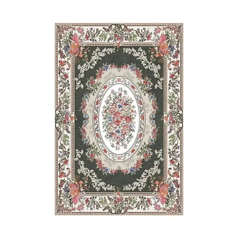 Retro Pastoral Printed Carpets Living Room Home Hotel Decor Bedroom Area Rugs Non-slip Washable Coffee Table Hallway Floor Mat