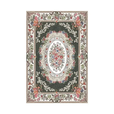 Retro Pastoral Printed Carpets Living Room Home Hotel Decor Bedroom Area Rugs Non-slip Washable Coffee Table Hallway Floor Mat