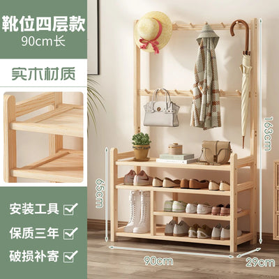 Wooden Shoulder Bag Shoe Cabinet Entrance Hall Library Vertical Bar Shoe Stand Designer Living Room Sapateira Garden Furniture