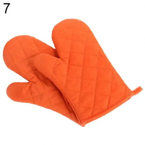 Professional Cotton Oven Mitt Heat Proof Resistant Protector Cooking Pot Kitchen Holder Glove Supplies Kitchen Bakeware