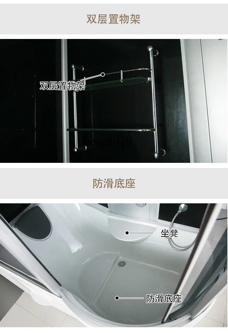 cqyShower room, integral bath room, bathroom, bathtub, surfing, sauna, steam bath room, wet and dry separation