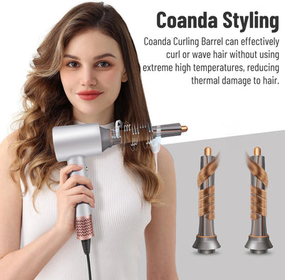 Super Hair Dryer with curling barrel High Power Blow Dryer Styling Tool Professional HairDryer Ionic Super Hairdryers